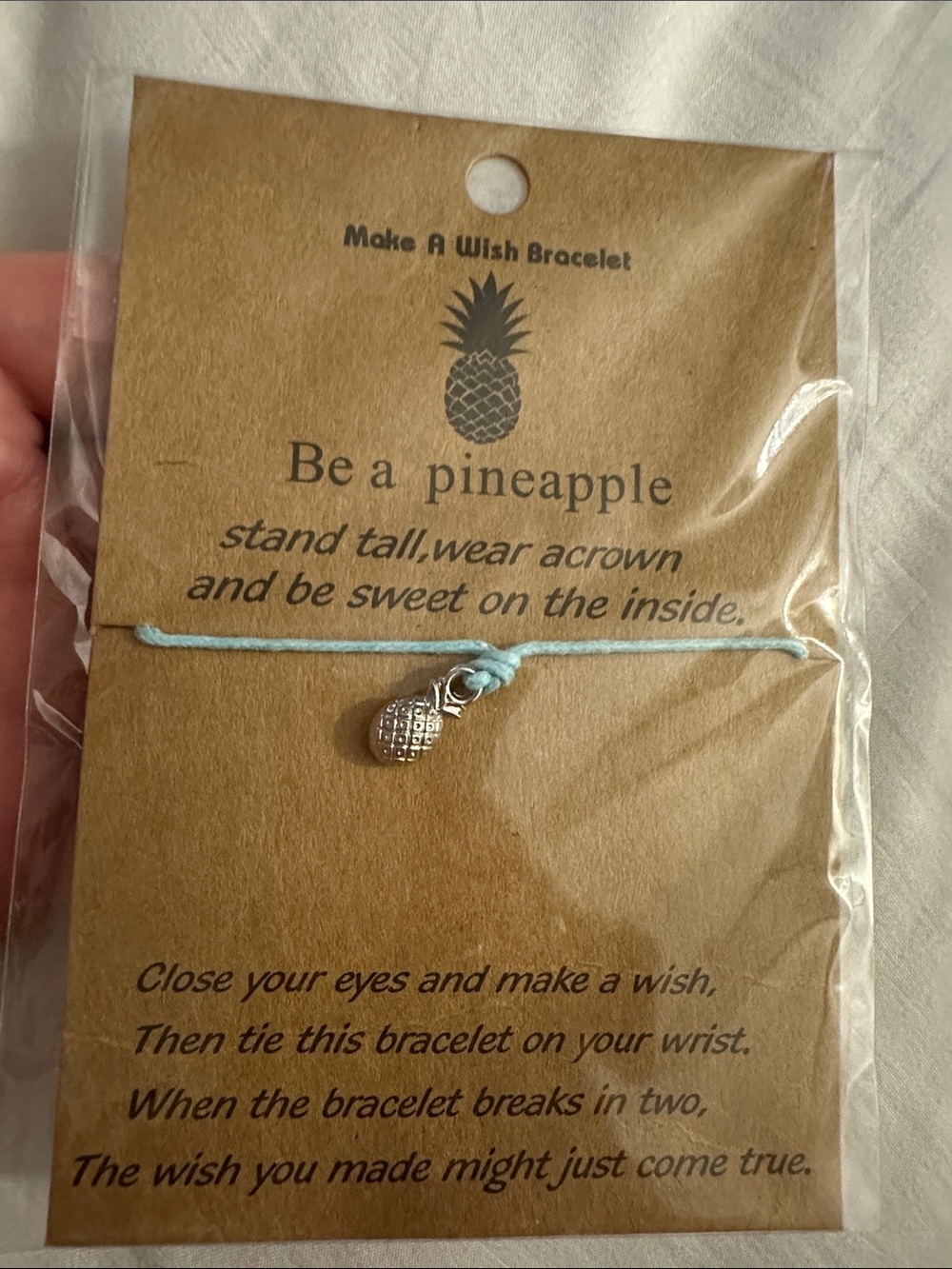 Adjustable Pineapple Bracelet